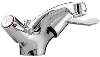 Bristan Value Lever Basin Mixer (3inch - 76mm) with Pop-Up Waste - VAL BAS C CD - VALBASCCD